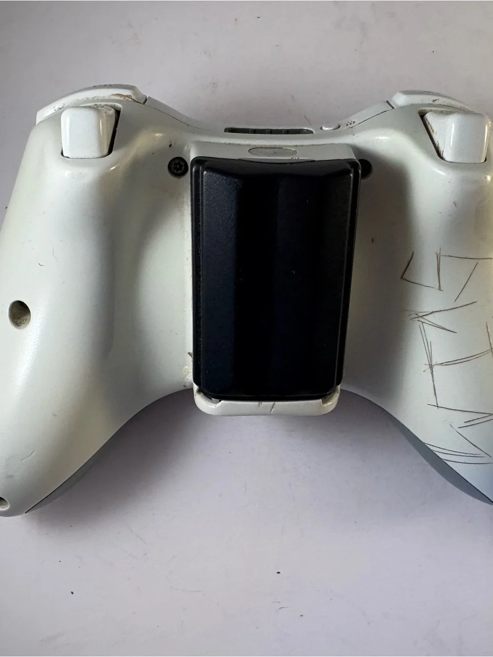 Microsoft Xbox 360 Kinect Camera TWO Wireless Gaming Controller Black 1403 White